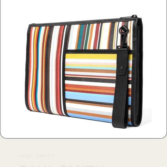Paul Smith Black Large Clutch Bag